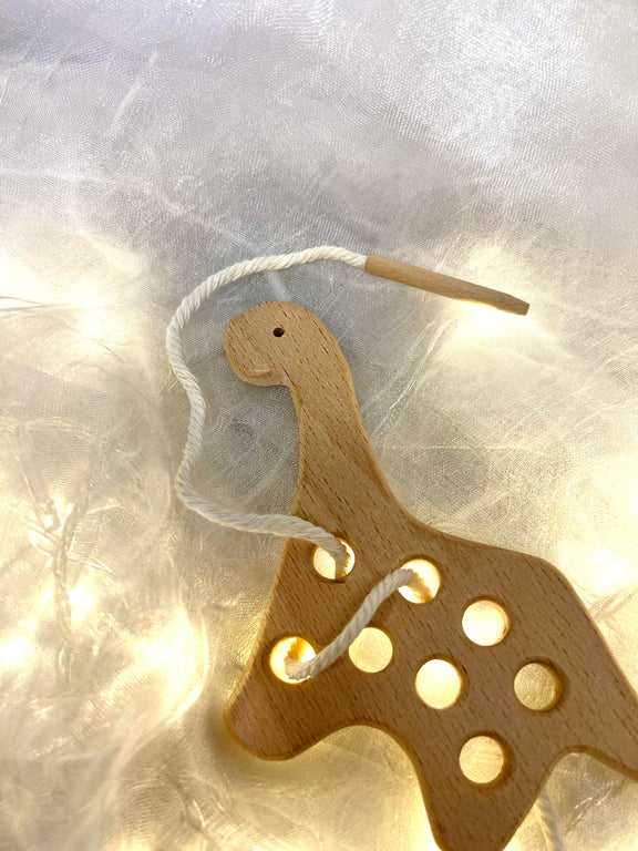 Dino Baby Gioco di Infilatura in Legno