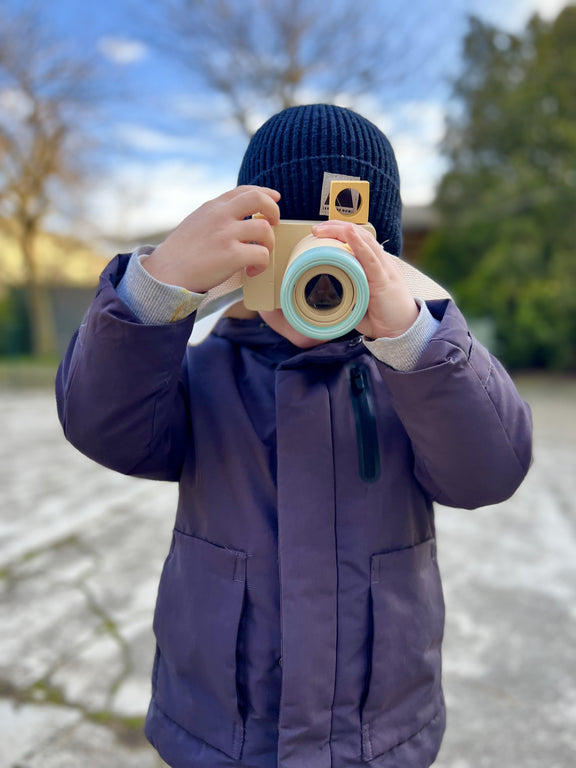 KALEIDOCAMERA Fotocamera caleidoscopio in legno